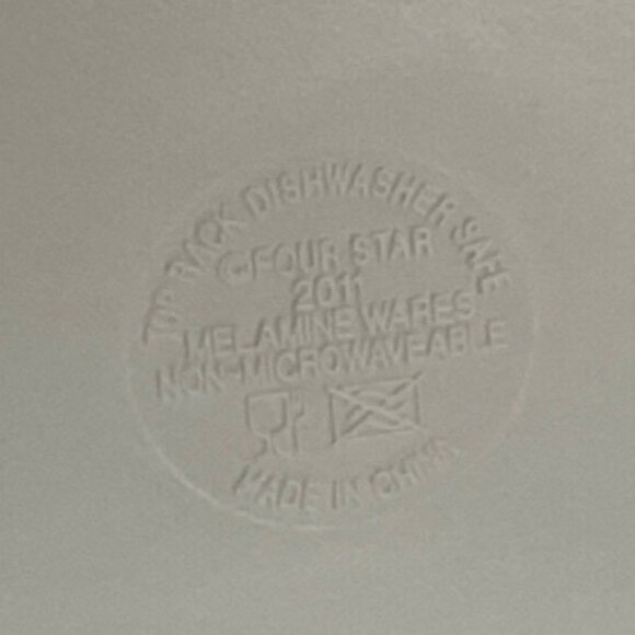 Red & White Melamine Christmas Plate & Divided Tray Set With Snowflakes & Trees - Picture 7 of 9